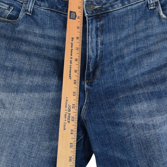 KUT Reese Jeans 20W Ankle Raw Hem Straight Fit - Picture 8 of 9